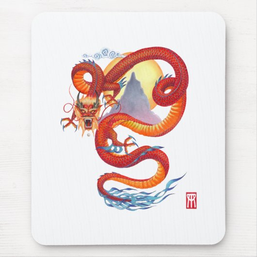Chinesischer Drache Mousepad (Vorne)