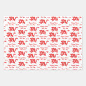 Chinesischer Drache - Neues Jahr 2024 Geschenkpapier Set (Vorderseite)