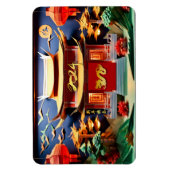 Chinesischer Drache Neujahr 2024 Temple FlexM Magnet (Vertikal)