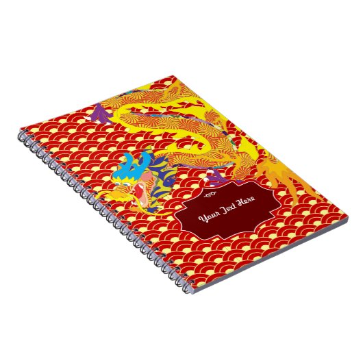 Chinesischer Drache Notizblock (Rechte Seite)