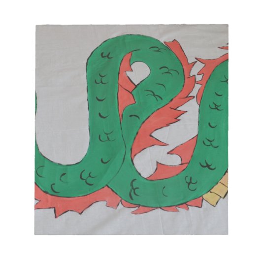 Chinesischer Drache Notizblock (Vorderseite)