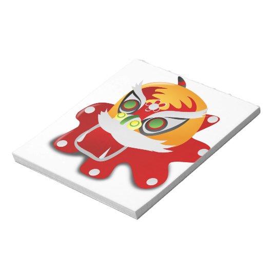 chinesischer Drache Notizblock (Rotiert)