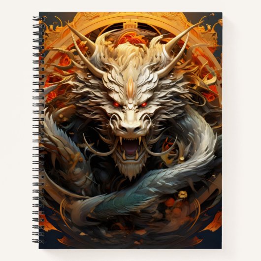 Chinesischer Drache Notizblock (Vorderseite)