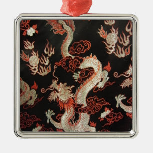 Chinesischer Drache Ornament Aus Metall