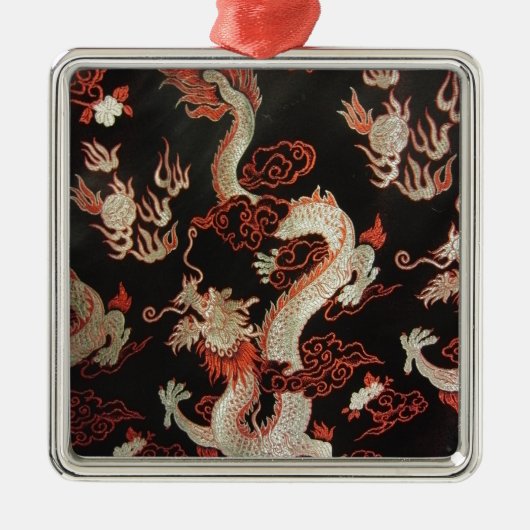 Chinesischer Drache Ornament Aus Metall (Vorne)
