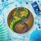 Chinesischer Drache Pappteller (Party)