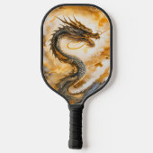 Chinesischer Drache Pickleball Schläger (Rückseite)