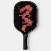 Chinesischer Drache Pickleball Schläger (Rückseite)