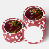 Chinesischer Drache Pokerchips (Stapel)
