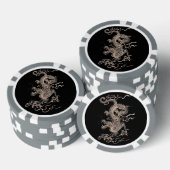 Chinesischer Drache Pokerchips (Stapel)