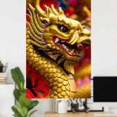 Chinesischer Drache Poster (Heimbüro)