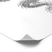 Chinesischer Drache Poster (Ecke)