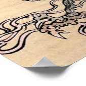 Chinesischer Drache Poster (Ecke)