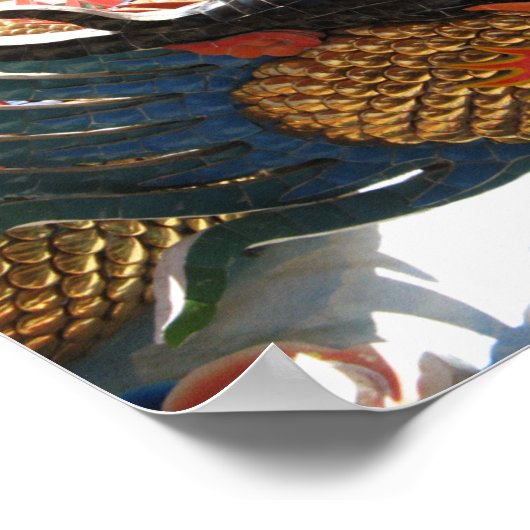 Chinesischer Drache Poster (Ecke)