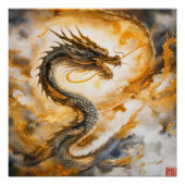 Chinesischer Drache Poster (Vorderseite)