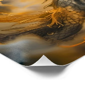 Chinesischer Drache Poster (Ecke)