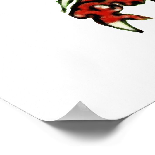 Chinesischer Drache Poster (Ecke)