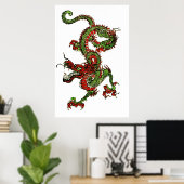 Chinesischer Drache Poster (Heimbüro)