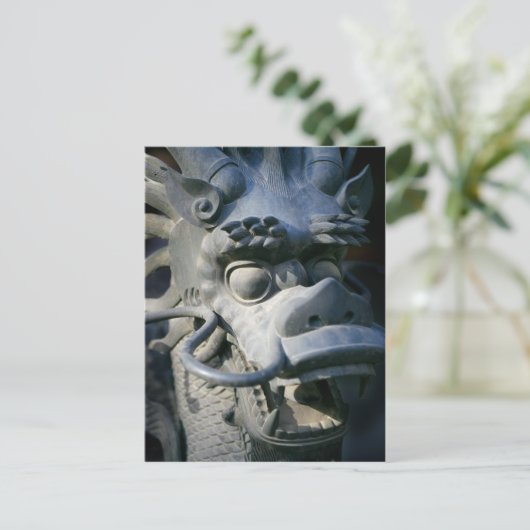 chinesischer Drache Postkarte (Stehend Vorderseite)