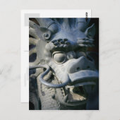 chinesischer Drache Postkarte (Vorne/Hinten)