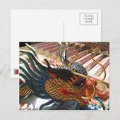 Chinesischer Drache Postkarte (Vorne/Hinten)