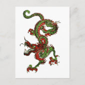 Chinesischer Drache Postkarte (Vorderseite)