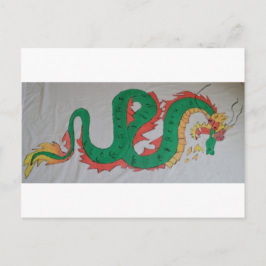 Chinesischer Drache Postkarte (Vorderseite)