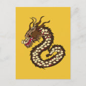 Chinesischer Drache Postkarte (Vorderseite)