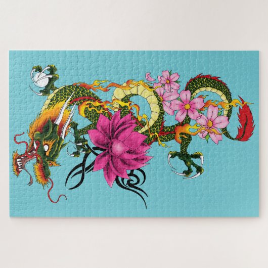 Chinesischer Drache Puzzle (Horizontal)