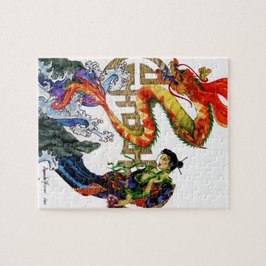Chinesischer Drache Puzzle (Horizontal)