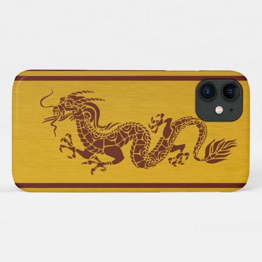 Chinesischer Drache, Roter Drache, Fantasie, Mytho Case-Mate iPhone Hülle (Rückseite (Horizontal))