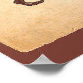 Chinesischer Drache, Roter Drache, Fantasie, Mytho Poster (Ecke)