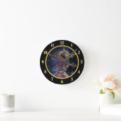 Chinesischer Drache Runde Wanduhr (Zuhause)