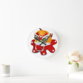 chinesischer Drache Runde Wanduhr (Zuhause)