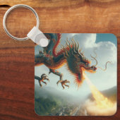 Chinesischer Drache Schlüsselanhänger (Vorderseite)