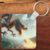 Chinesischer Drache Schlüsselanhänger (Rückseite)