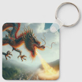 Chinesischer Drache Schlüsselanhänger (Rückseite)
