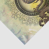 Chinesischer Drache Seidenpapier (Ausschnitt)