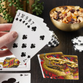 Chinesischer Drache Spielkarten (In Situ)