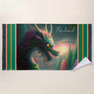Chinesischer Drache Strandtuch