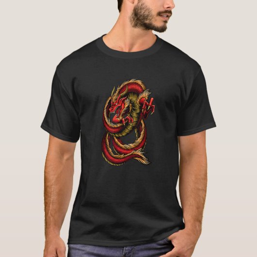 Chinesischer Drache T-Shirt (Vorderseite)