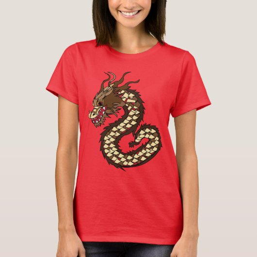 Chinesischer Drache T-Shirt (Vorderseite)