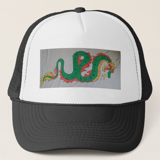 Chinesischer Drache Truckerkappe (Vorderseite)