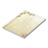Chinesischer Drache und Bamboo Notizblock (Rotiert)