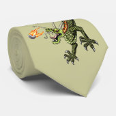 Chinesischer Drache und Perle Krawatte (Gerollt)