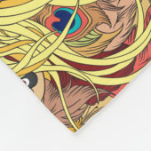 Chinesischer Drache und Phoenix Fleecedecke (Ecke)