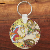 Chinesischer Drache und Phönix Schlüsselanhänger (Vorderseite)