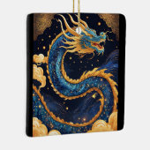 chinesischer Drachen-Schmuck Keramikornament (Rechts)