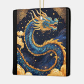 chinesischer Drachen-Schmuck Keramikornament (Links)