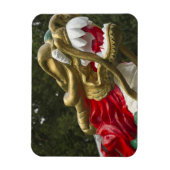 Chinesischer Drachenboot-Bug, Stanley Park Magnet (Vertikal)
